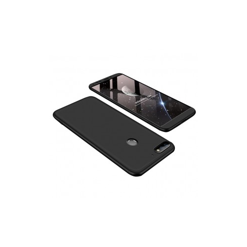 GKK LikGus 360° | Двухсторонний чехол для Huawei Honor 9i / 9N (2018) с защитными вставками (Черный)
