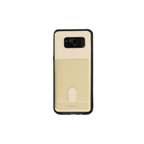 ROCK Cana | Чехол для Samsung G955 Galaxy S8 Plus с внешним карманом для визиток (Золотой / Gold)