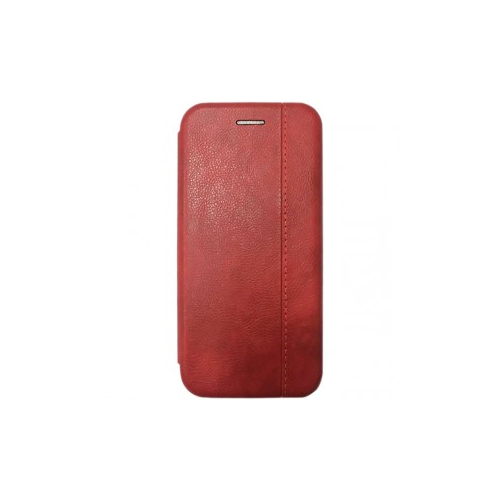 Open Color 2 | Чехол-книжка на магните для Samsung Galaxy A6 (2018) с подставкой и внутренним карманом (Красный)