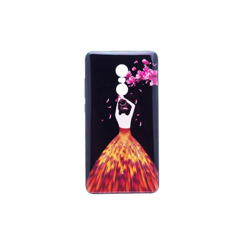 Epik Magic Girl | Глянцевый чехол с элегантным принтом и стразами для Xiaomi Redmi Note 4X / Note 4 (Snapdragon)