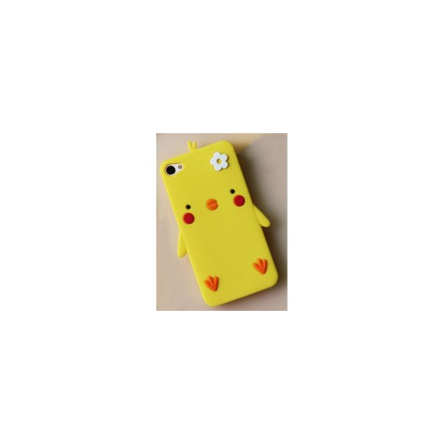 Epik Объемный чехол для Meizu U20 в виде игрушки "Утенок" со шнурком (Желтый)