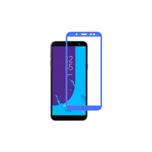 Epik 5D защитное стекло для Samsung J600F Galaxy J6 (2018) на весь экран (Голубое)