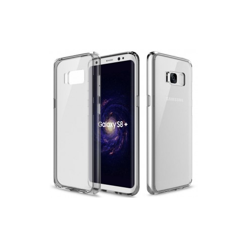 ROCK Rock Pure | Ультратонкий чехол для Samsung G955 Galaxy S8 Plus из прозрачного пластика (Черный / Transparent black)