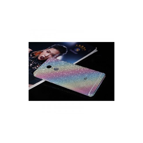 Noreve Виниловая наклейка на обе стороны Glitter series для Xiaomi Redmi Note 4 (MTK) (Радуга)
