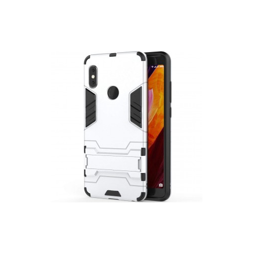 Epik Transformer | Противоударный чехол для Xiaomi Redmi Note 5 Pro / (DC) с мощной защитой корпуса (Серебряный / Satin Silver)