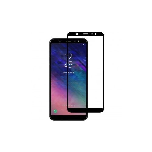 Epik Artis 2.5D | Цветное защитное стекло на весь экран для Samsung Galaxy A6 (2018) (Черный)