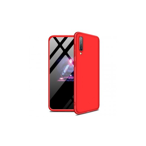GKK LikGus 360° | Двухсторонний чехол для Samsung Galaxy A50 с защитными вставками (Красный)