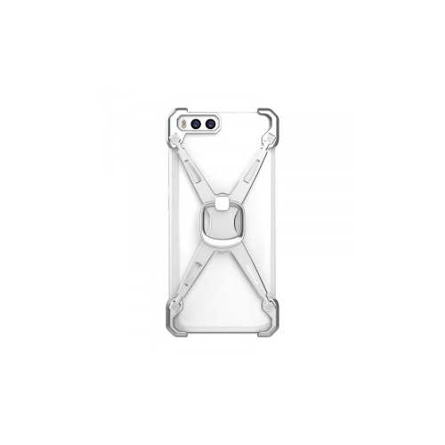 Nillkin Barde | Металлический бампер для Xiaomi Mi 6 с кольцом-подставкой (Серебряный)