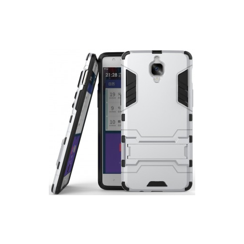 Epik Transformer | Противоударный чехол для OnePlus 3 / OnePlus 3T с мощной защитой корпуса (Серебряный / Satin Silver)