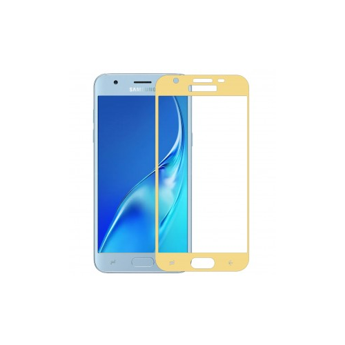 Epik 5D защитное стекло для Samsung Galaxy J3 (2018) на весь экран (Золотое)
