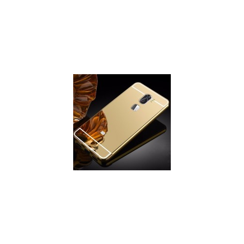 Epik Металлический бампер для Xiaomi Mi 5s Plus с зеркальной вставкой (Золотой)