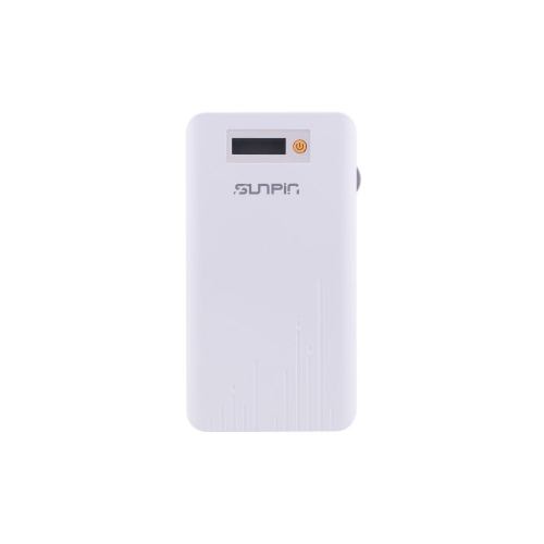 SunPin D90 | Портативное зарядное устройство Power Bank с дисплеем (9000mAh 1USB + встроенный кабель microUSB)
