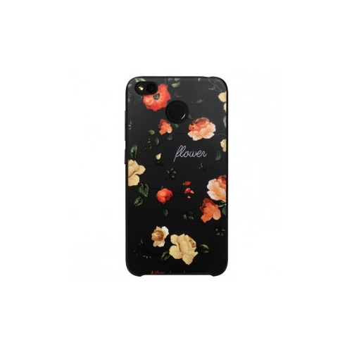 Epik Гибкий силиконовый чехол-накладка с цветочным принтом для Xiaomi Redmi 4X (Красные розы)