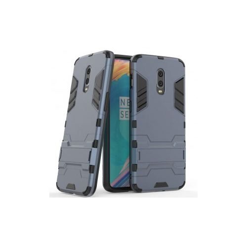 Epik Transformer | Противоударный чехол для OnePlus 6T с мощной защитой корпуса (Серый / Metal slate)