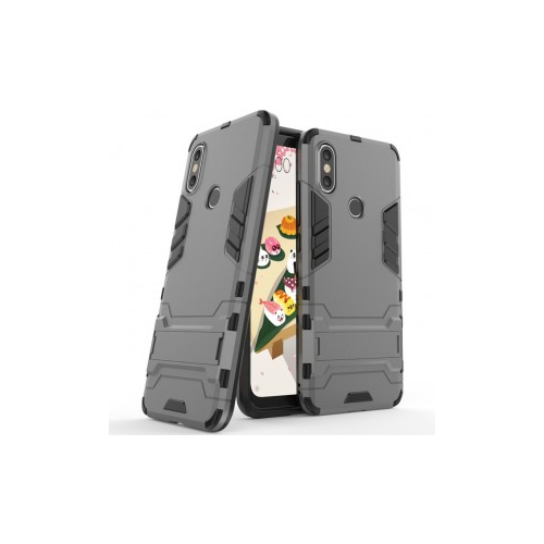 Epik Transformer | Противоударный чехол для Xiaomi Mi 6X / Mi A2 с мощной защитой корпуса (Металл / Gun Metal)