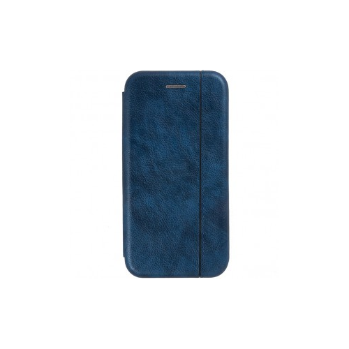 Open Color 2 | Чехол-книжка на магните для Samsung A530 Galaxy A8 (2018) с подставкой и внутренним карманом (Темно-синий )
