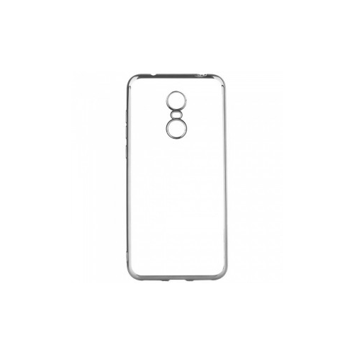 Epik Силиконовый чехол для Xiaomi Redmi Pro с глянцевой окантовкой (Серебряный)