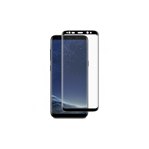 Epik 4D | Прозрачное защитное стекло для Samsung G950 Galaxy S8 / S9 на весь экран (Черный)