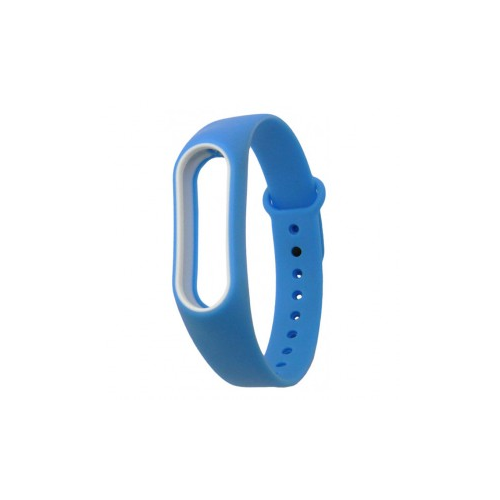 Xiaomi Mi Band 2 | Ремешок для фитнес-браслета (Голубой / Белый)