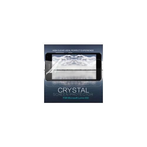 Nillkin Crystal | Прозрачная защитная пленка для Microsoft Lumia 650 (Анти-отпечатки)