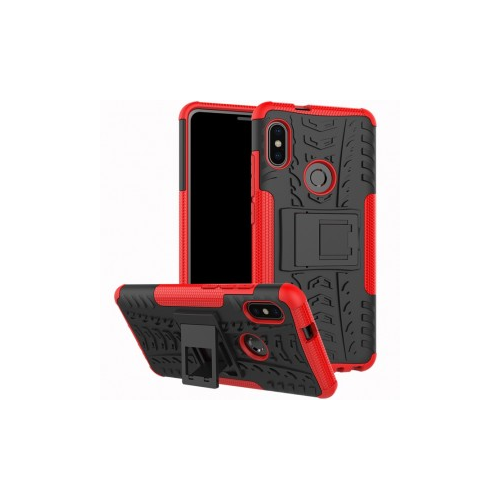 Epik Shield | Противоударный чехол для Xiaomi Redmi Note 5 Pro / Note 5 (AI DC) с подставкой (Красный)