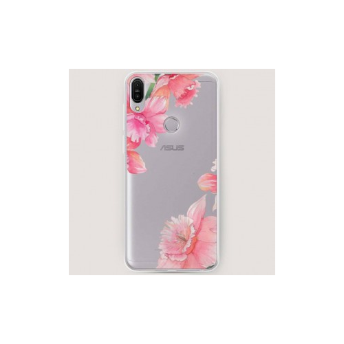 Epik RosCase | Силиконовый чехол Розовые цветочные уголки на Asus Zenfone Max Pro M1 (ZB602KL)