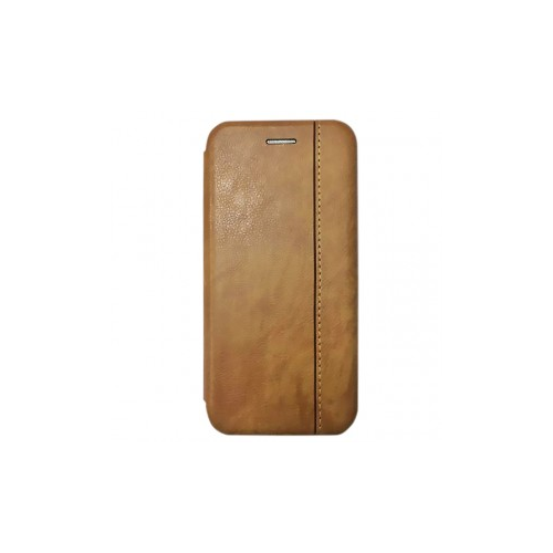 Open Color 2 | Чехол-книжка на магните для Samsung Galaxy Note 9 с подставкой и внутренним карманом (Ярко-коричневый)