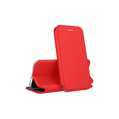 Open Color | Чехол-книжка для LG G6 / G6 Plus H870 / H870DS с функцией подставки и магнитом (Красный)