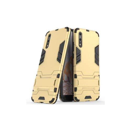 Epik Transformer | Противоударный чехол для Huawei P20 с мощной защитой корпуса (Золотой / Champagne Gold)