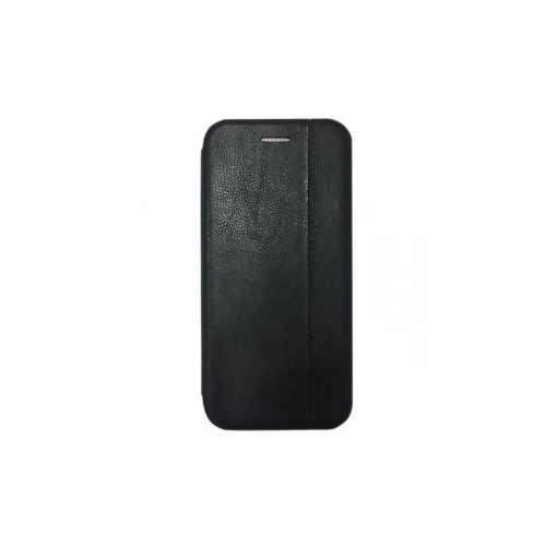 Open Color 2 | Чехол-книжка на магните для Samsung Galaxy J8 (2018) с подставкой и внутренним карманом (Черный)