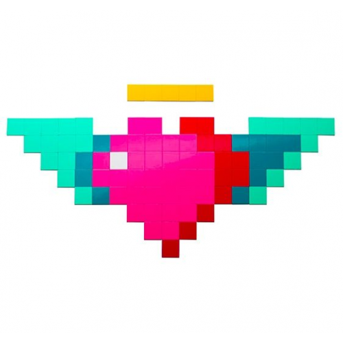 Магнитная мозаика Moza Сердце с крыльями Melompo R0524-1