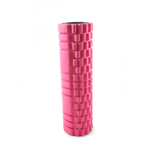 Ролик для йоги массажный 45*14 см GO DO (0,6 кг, розовый GZ5-45) RamaYoga
