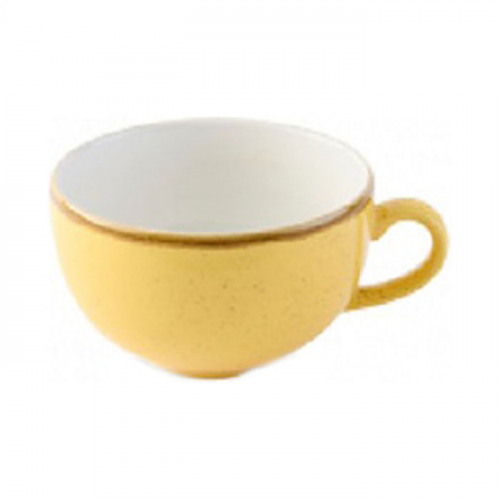 Чашка Cappuccino 227мл Churchill Stonecast SMSSCB201 цвет Mustard Seed Yellow