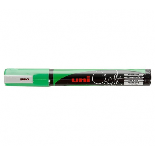 Маркер Зеленый неон для стеклянных поверхностей 1,8-2,5 мм Uni Chalk PWE-5M | 110033