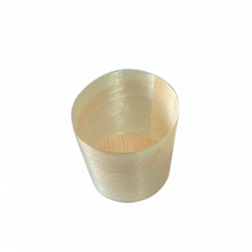Фуршетная мини-чашка d 4,4х4,5 см, 50 шт, деревянный шпон Garcia De Pou | 181.11