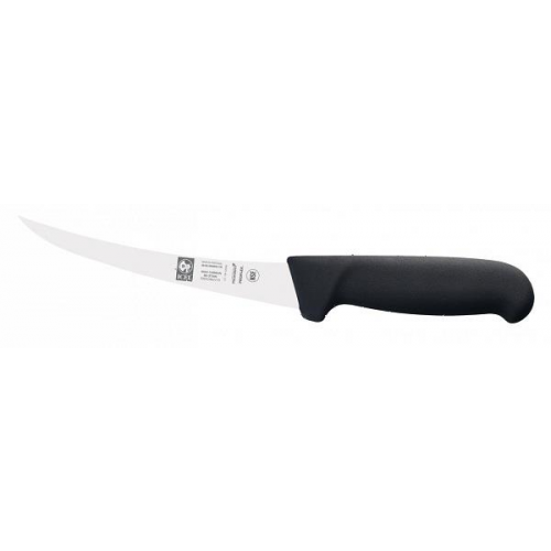 Нож обвалочный 150/290мм изогнутый (полугибкое лезвие) черный Safe Icel 28100.3856000.150