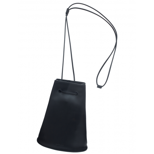 Кожаная сумка-ведро с завязками Jil Sander J25WG0009/P5995/001