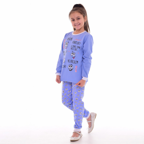 Детская пижама Shanice Цвет: Голубой (6 лет) Новое Кимоно