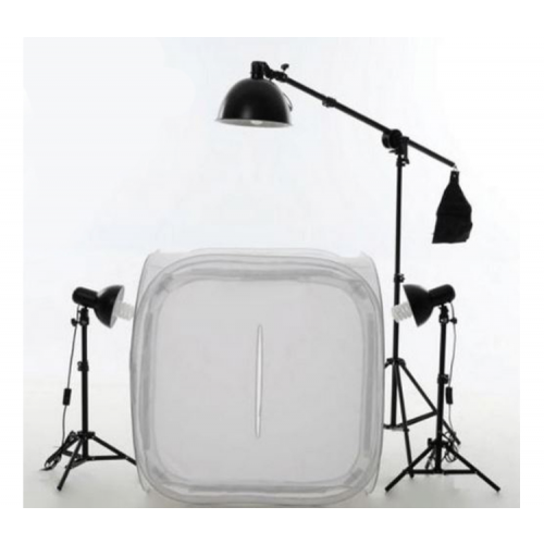 Grifon LC3-80 – Комплект постоянного света 465Вт для предметной съёмки с лайткубом