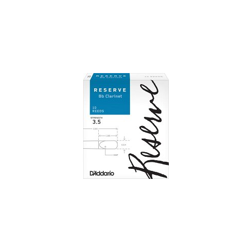 D`ADDARIO WOODWINDS D'ADDARIO WOODWINDS DCR1035 RESERVE BB CL - 10 PACK - 3.5 , 3.5, 10