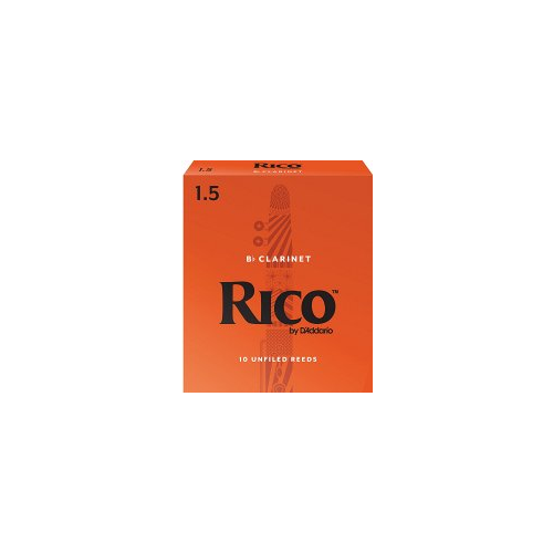 D`ADDARIO WOODWINDS RCA1015 RICO, BB CLAR, #1.5, 10 BX , 1.5, 10