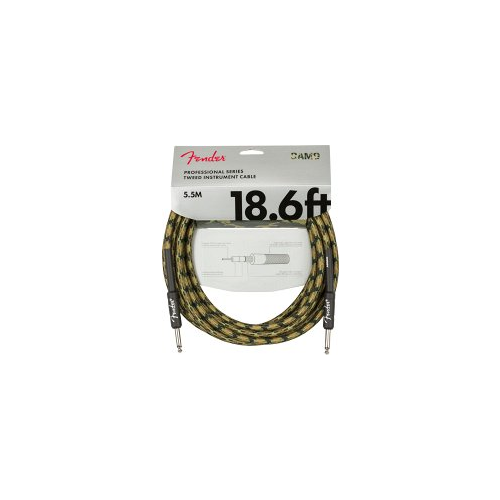 FENDER PRO Series INST Cable 18.6' Woodland Camo