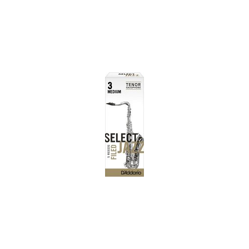 D`ADDARIO WOODWINDS D'ADDARIO WOODWINDS RSF05TSX3M Select Jazz Filed Tenor Saxophone Reeds, 3M, 5 BX , 3,