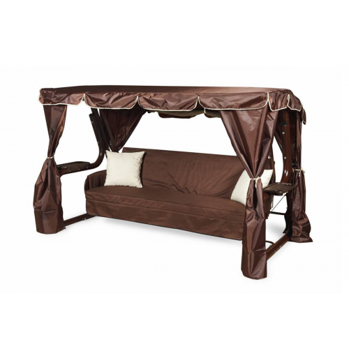 Садовые качели Нирвана 76 PREMIUM, шоколад Garden