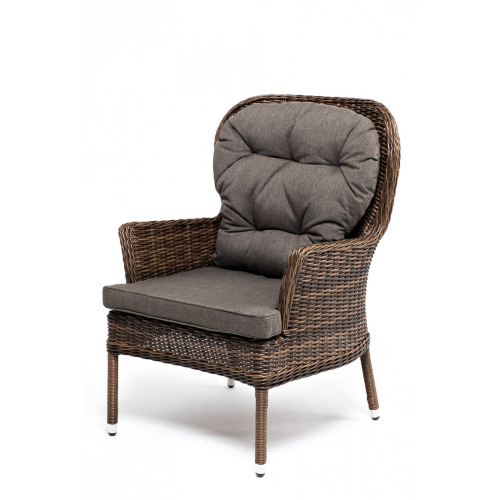 Кресло из искусственного ротанга Алиса Brown 4sis