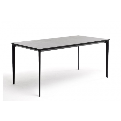 Обеденный стол Малага из HPL 160 серый гранит 4sis