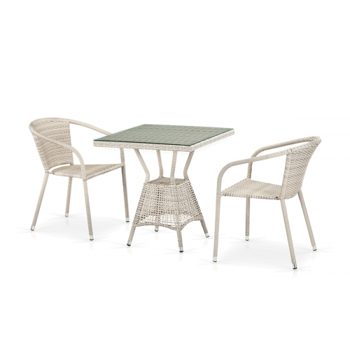 Комплект плетеной мебели T706/Y137C-W85 2Pcs Latte Афина