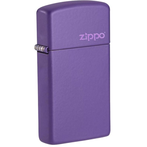 Zippo 1637ZL Зажигалка Slim® с покрытием Purple Matte