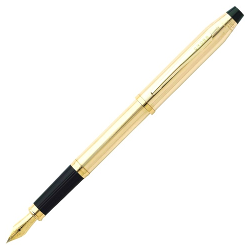 Cross 4509-FD Перьевая ручка Century II, 10Ct Rolled Gold (Перо F)