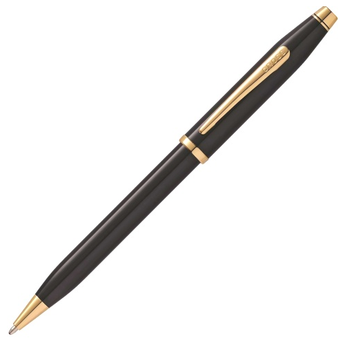Cross 412WG-1 Шариковая ручка Century II, Black Lacquer GT